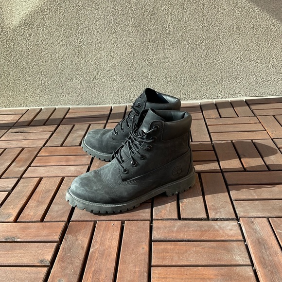 Youth Timberland Black boots - Picture 2 of 8